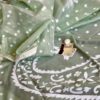 Bela - Handwoven Pure Muslin jamdani saree (Pastel Green)