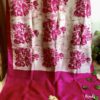 कागज के फूल ~ Hand batik painting on premium Katan silk
