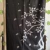 SOHAG (Black ) – HANDWOVEN PURE  COTTON JAMDANI SAREE