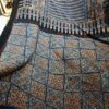 EARTHY HUE I ~ AJRAKH HAND PRINTED BHUJODI ORGANIC COTTON SAREE