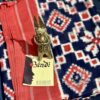 Ini bini tapa tini III ~ Telia Rumal double ikkat cotton saree