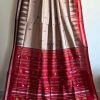 Siminoi Weave Double Ikat Bomkai Pure Cotton Saree
