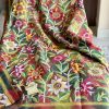 THE MAJESTIC SUNFLOWERS I – KANTHA HAND EMBROIDERY ON PREMIUM TUSSAR