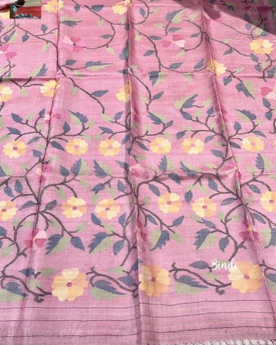 KUMUDINI II – HANDWOVEN PREMIUM TUSSAR JAMDANI SAREE FROM BENGAL