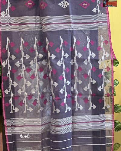 Nargisi - Pure Cotton  Bangladeshi Dhakai Jamdani
