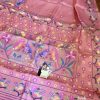 The Birds of The Dawn - Handwoven Pure Muslin Jamdani