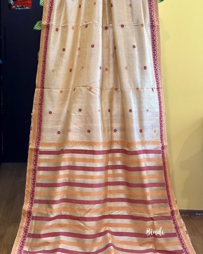 Roop Rekha - HANDWOVEN PURE TUSSAR FROM ASSAM