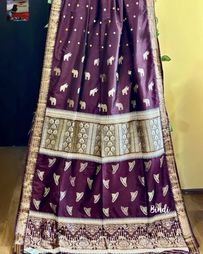 Brahmaputra Tales - Handwoven Paat Silk from Assam