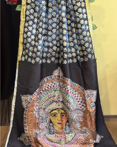 ANNAPURNA I – HAND BATIK PAINTING ON PREMIUM KATAN SILK