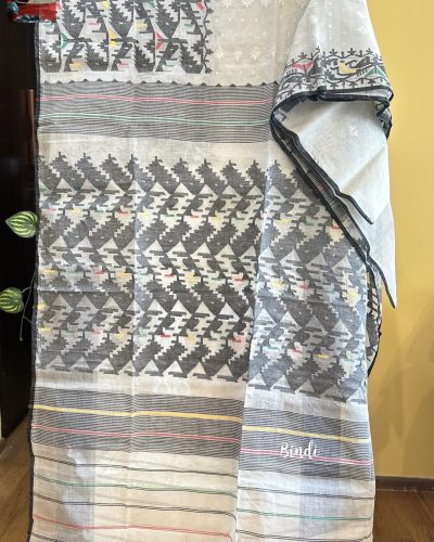 AARZOO I – PURE COTTON DHAKAI JAMDANI FROM BANGLADESH