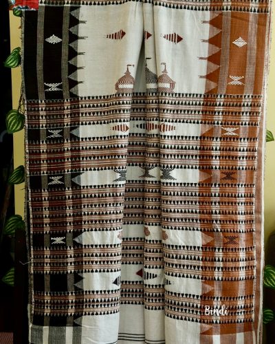 KOYEL I – HANDWOVEN ORGANIC COTTON KOTPAD TRIBAL SAREE