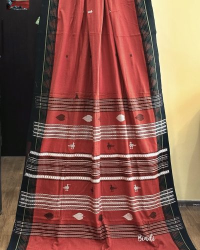 Keka - Handwoven Pure Cotton Kotpad Saree from Orissa