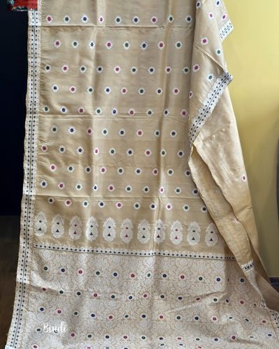 Abhiri - Handwoven Pure Tussar Saree From Assam