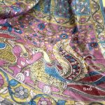 Heritage Kalamkari - KALAMKARI HAND PAINTING ON PURE DESI TUSSAR SILK