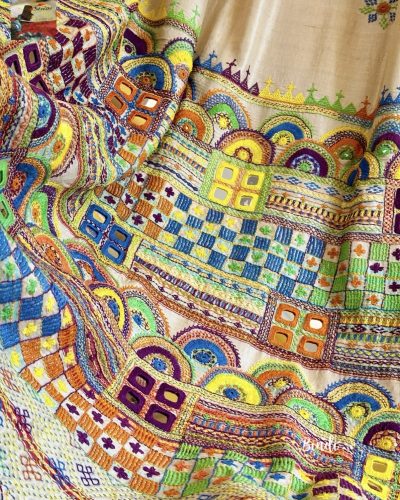 BANJARAN III – LAMBANI HAND EMBROIDERY ON VIDARBHA TUSSAR