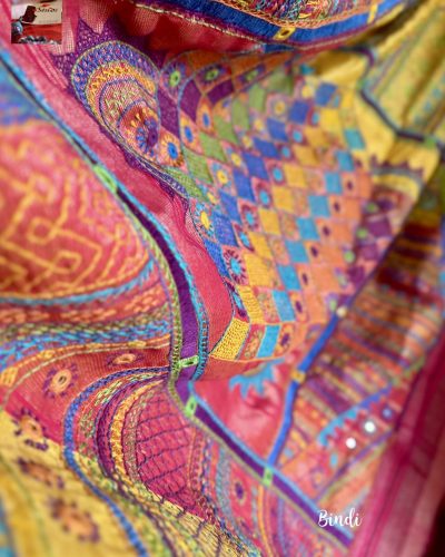 YARA SILI SILI – LAMBANI HAND EMBROIDERY ON Chhattisgarh TUSSAR