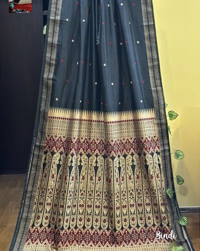 Krishna - Handwoven Pure Paat silk saree